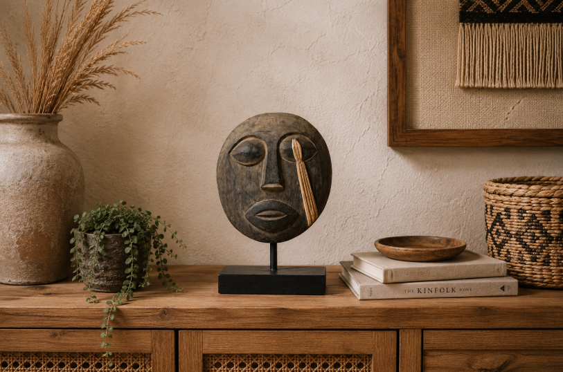 Timor Tribal Decorative Mask - Antique