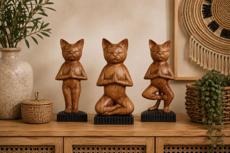 Yoga Cats - Set of 3