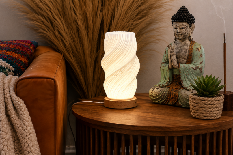 New Wave Lamp - USB - 3 settings - Cloud Twisted