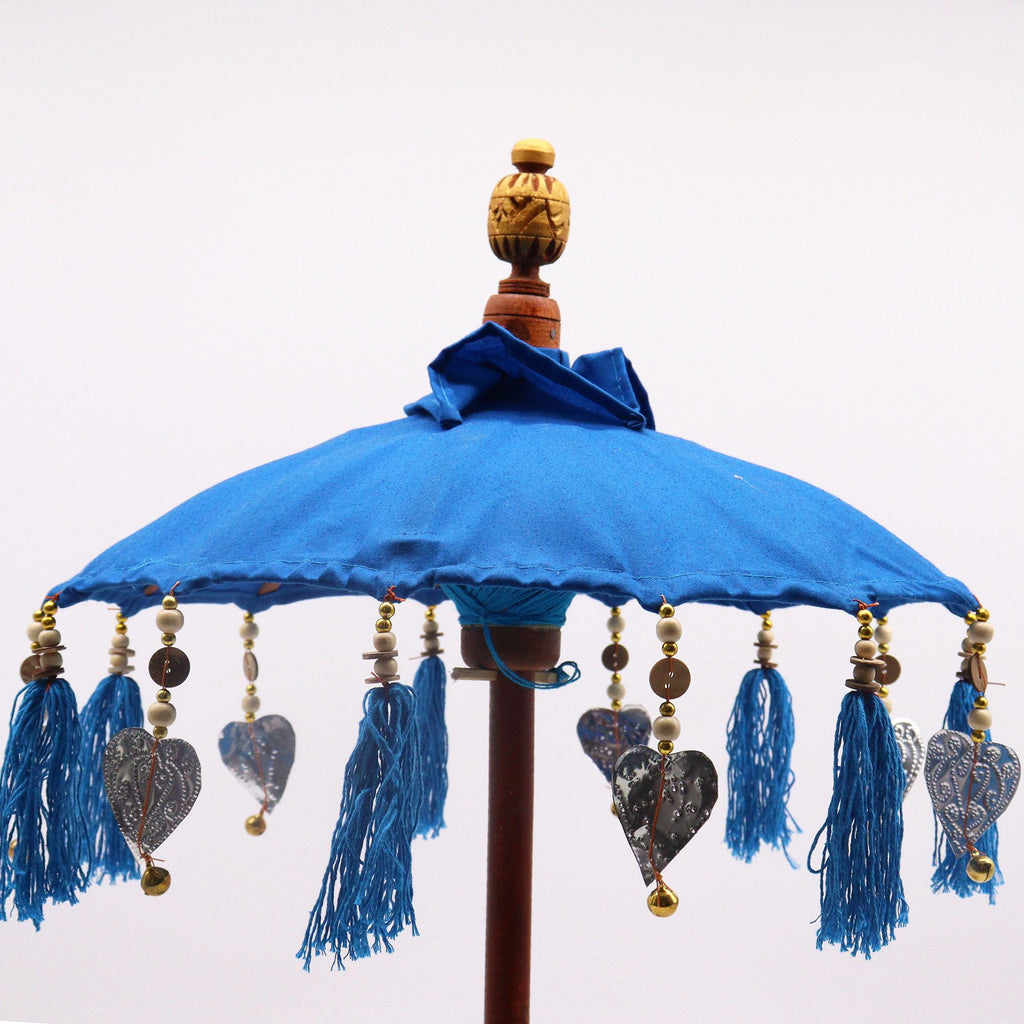 Bali Home Decor Parasol - Cotton - Turquoise
