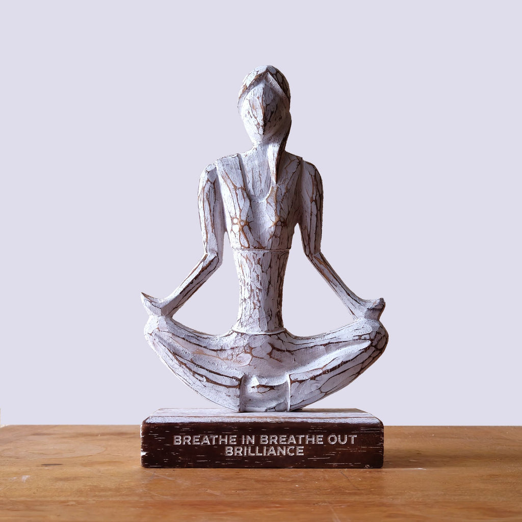 Yoga Ladies - Set of 2 - Whitewash