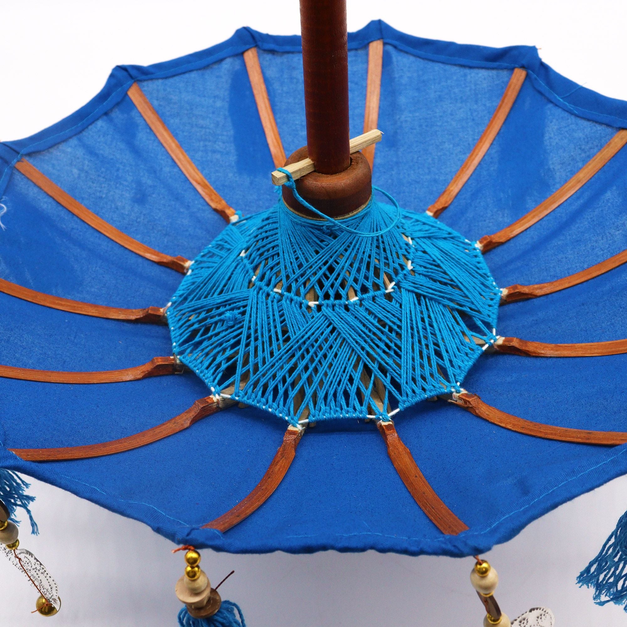 Bali Home Decor Parasol - Cotton - Blue