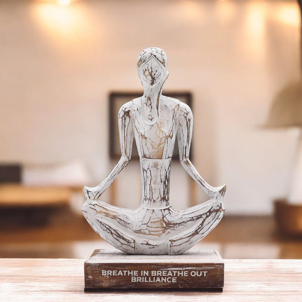 Yoga Ladies - Set of 2 - Whitewash