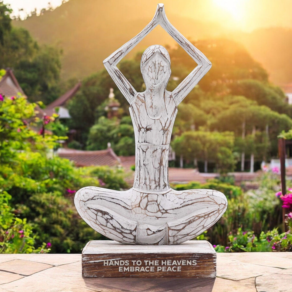 Yoga Ladies - Set of 2 - Whitewash