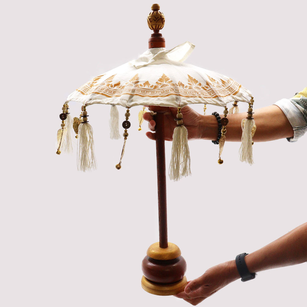 Bali Home Decor Parasol - Canvas - Gold