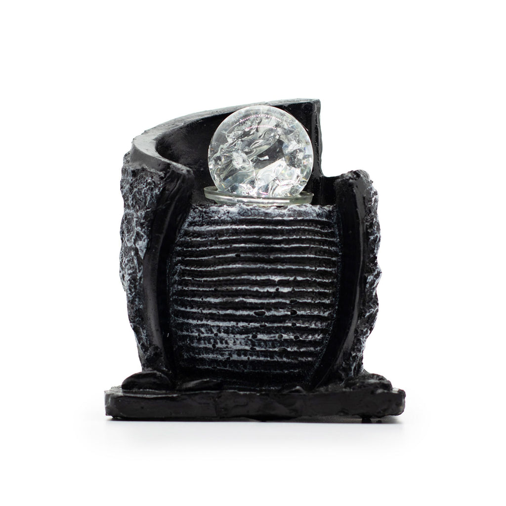 Tabletop Water Feature - Water Pot & Crystal Ball