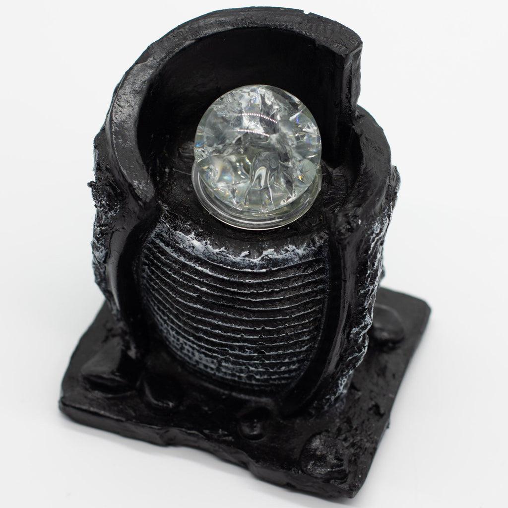 Tabletop Water Feature - Water Pot & Crystal Ball