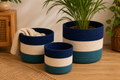 Jute Rope Baskets - Evil Eye design