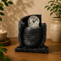 Tabletop Water Feature - Water Pot & Crystal Ball